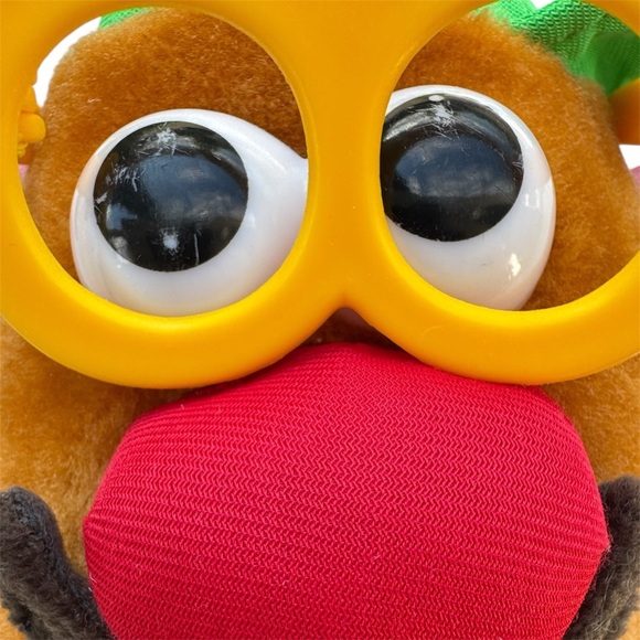 VTG 1998 Nanco Hasbro Mr. Potato Head Plush Toy With Glasses - Picture 4 of 6